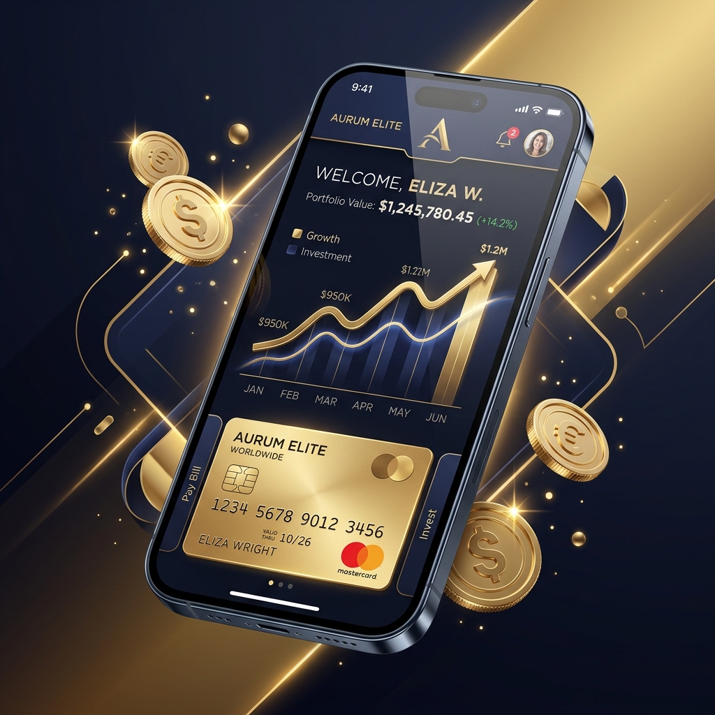 Premium Fintech & Banking App